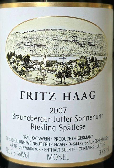 2007 Fritz Haag, Brauneberger Juffer Sonnenuhr Riesling -, Verzamelen, Wijnen