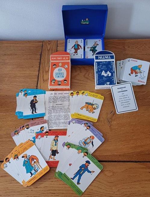 Tintin - Jeu des Séries Tintin chèque Tintin + jeu de cartes, Boeken, Stripverhalen