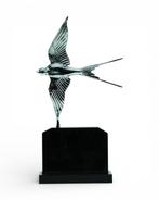 Signed - sculptuur, Swallow in Art Deco style - 48 cm -