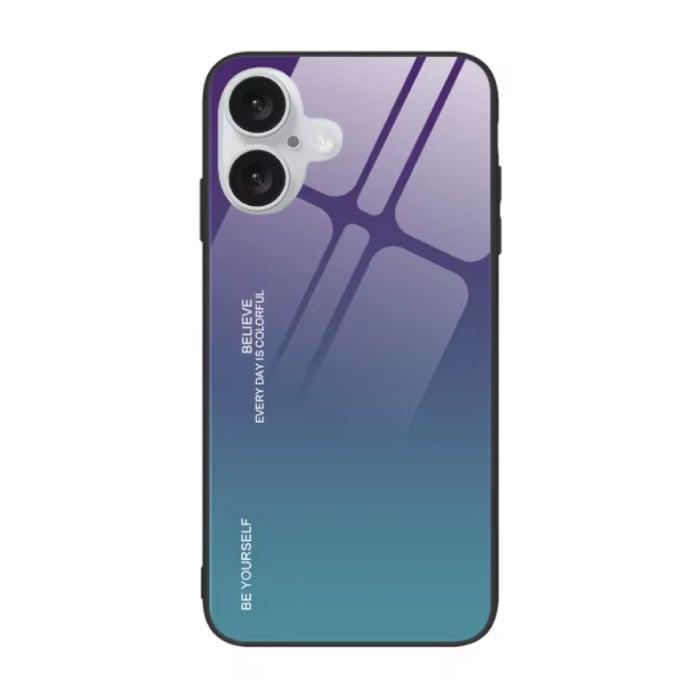 iPhone 13 Mini Hoesje Gradient - TPU en 9H Glas - Shockproof, Telecommunicatie, Mobiele telefoons | Hoesjes en Screenprotectors | Apple iPhone