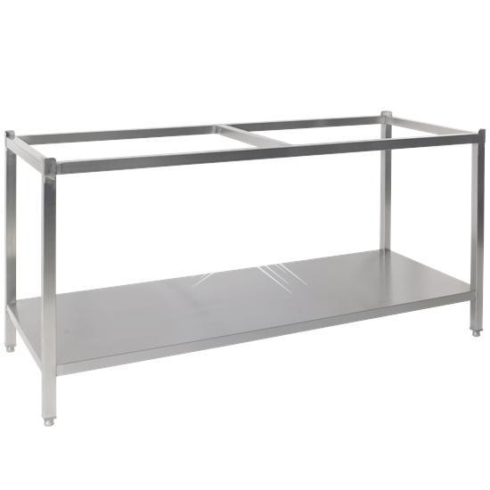 Rvs tafelonderstel met bodemschap 1500x600x900 mm, Zakelijke goederen, Horeca | Meubilair en Inrichting, Nieuw in verpakking, Verzenden