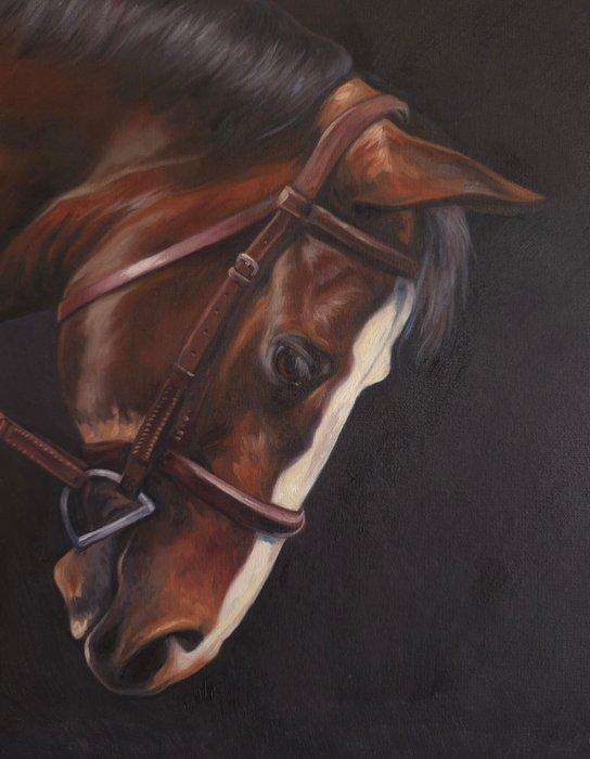 Luis Enrique González - Nobleza en Reposo, Antiek en Kunst, Kunst | Designobjecten