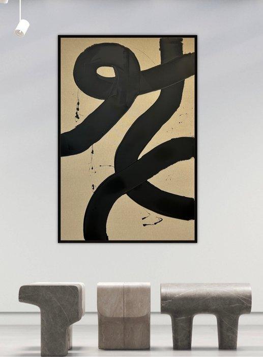 Stefanie Raus - Black II 930 XXL, Antiek en Kunst, Kunst | Schilderijen | Modern
