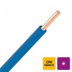 Vob 1,5 bleu 100m cable dinstallation - h07v-u fil pvc, Nieuw