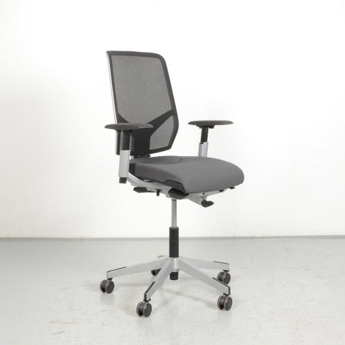 Bureaustoel Giroflex 68 - Antraciet - Zwart mesh, Huis en Inrichting, Bureaustoelen, Gebruikt, Ophalen of Verzenden