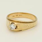 Ring - 18 karaat Geel goud - 0.31ct. tw. Diamant, Handtassen en Accessoires, Ringen, Nieuw