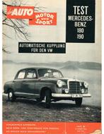 1960 DAS AUTO MOTOR UND SPORT MAGAZINE 06 DUITS, Livres, Autos | Brochures & Magazines