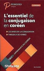 Lessentiel de la conjugaison en coréen  Book, Livres, Not specified, Verzenden