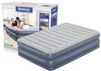 Bestway - luchtbed & pomp - 2 persoons - 203x152x51cm, Caravans en Kamperen, Luchtbedden, Ophalen of Verzenden, Nieuw