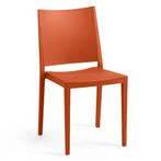 Stoel | Kunststof | Oranje | In-/Outdoor | 450x540x830(h)mm, Zakelijke goederen, Verzenden, Nieuw in verpakking
