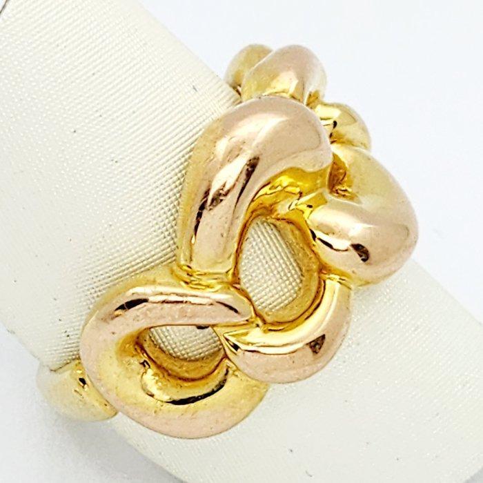 Ring - 18 karaat Geel goud, Roségoud, Bijoux, Sacs & Beauté, Bagues
