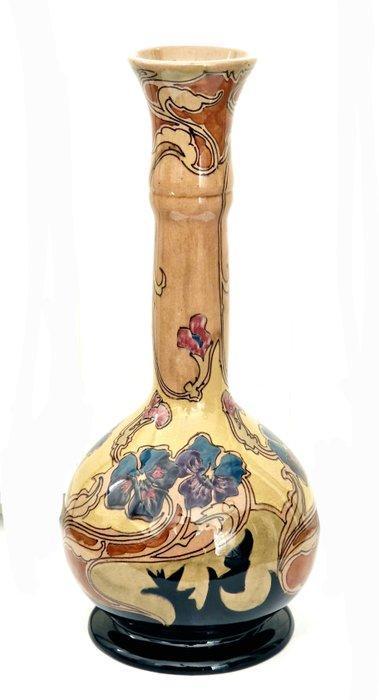 Plateelbakkerij Zuid-Holland - Vaas - 334 - Keramiek, Antiek en Kunst, Antiek | Glaswerk en Kristal