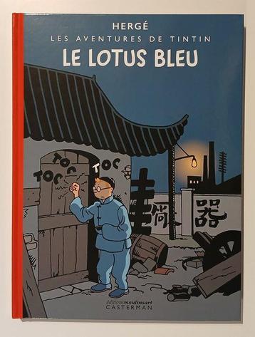 Tintin T5 - Tintin et le Lotus bleu - N&B colorisé - 1 Album beschikbaar voor biedingen