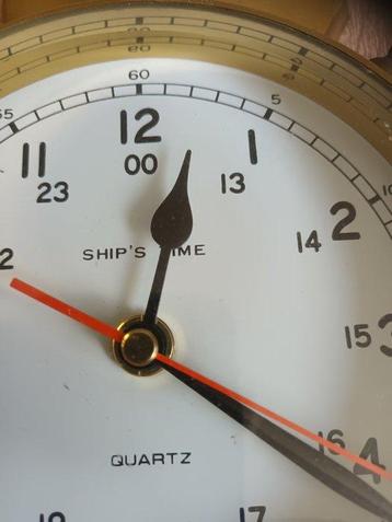 Scheepsklok - ship´s time - Glas, Messing - 1970-1980 beschikbaar voor biedingen