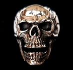 Zegelring - Krachtige visie - schedel - Memento Mori -