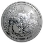 Australië. 2 Dollars 2014 Year of the Horse, 2 Oz (.999)