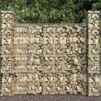 vidaXL Schanskorven 3 st 25x25x197 cm gegalvaniseerd staal, Verzenden, Nieuw