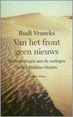 Van Het Front Geen Nieuws 9789059900196 Rudi Vranckx, Verzenden, Zo goed als nieuw, Rudi Vranckx