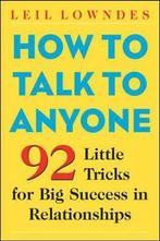 How To Talk To Anyone 9780071418584, N.v.t., Leil Lowndes, Verzenden