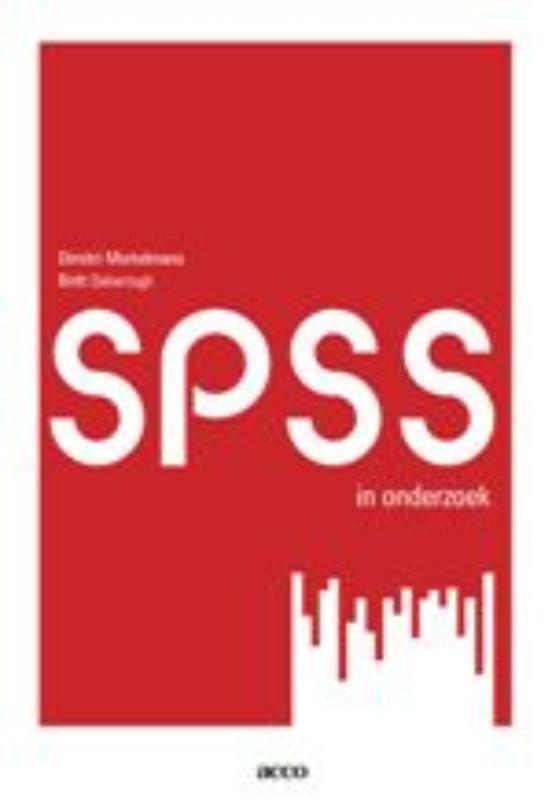 SPSS in onderzoek 9789033472602 Dimitri Mortelmans, Boeken, Politiek en Maatschappij, Gelezen, Verzenden