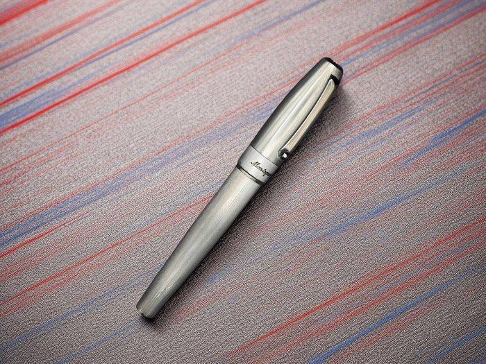 Montegrappa - Fortuna Silver Mule - Vulpen, Verzamelen, Pennenverzamelingen