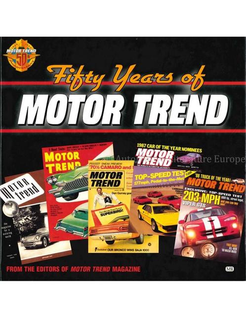 FIFTY YEARS OF MOTOR TREND  (FROM THE EDITORS OF MOTOR TRE.., Boeken, Auto's | Folders en Tijdschriften, Ophalen of Verzenden