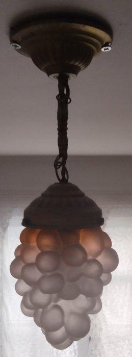 Plafondlamp - Glas - Druiventros, Antiek en Kunst, Curiosa en Brocante