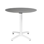 Inklapbare Tafel | Kunststof/Staal | Donkergrijs Blad | Wit, Verzenden, Nieuw in verpakking