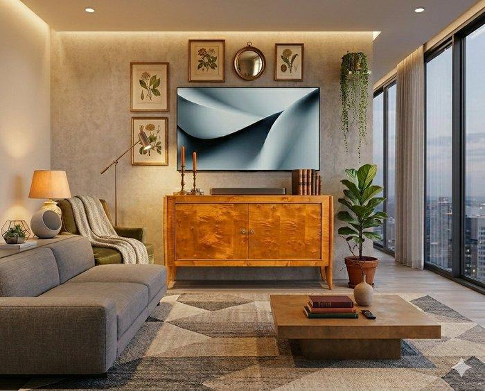 Domin André & Genevriere Marcel - Buffet - Frêne, Antiek en Kunst, Kunst | Designobjecten