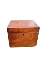English George III style tea caddy box with one compartiment