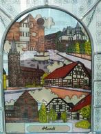 Mid-century modern Raam - 1960-1970 - Hardt glas in loodraam