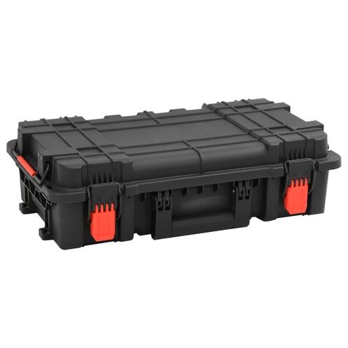 vidaXL Flightcase draagbaar 56,5x34x16 cm PP zwart, Audio, Tv en Foto, Foto | Cameratassen, Nieuw, Verzenden