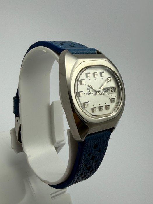 Yema - Vintage Cushion Case Day-Date Watch – Manual Wind –, Handtassen en Accessoires, Horloges | Heren
