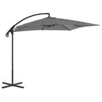 Antraciet Zweefparasol | Tweede Kansje | OP = OP!, Tuin en Terras, Verzenden, Nieuw, 2 tot 3 meter, Zweefparasol