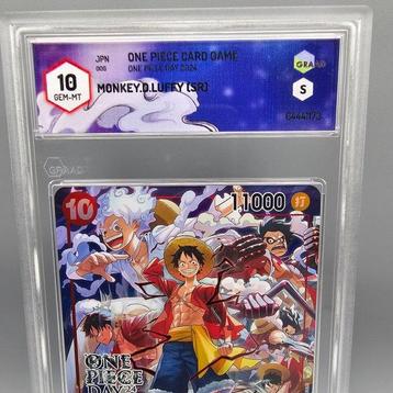 One Piece Graded card - One Piece Day 24! Monkey.D.Luffy beschikbaar voor biedingen