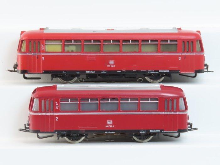 Märklin H0 - 3016/4018 - Modeltrein motorwagen (2) - Railbus, Hobby en Vrije tijd, Modeltreinen | H0