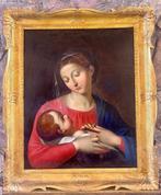Italiaanse school (XIX) - Madonna con Bambino, Antiek en Kunst