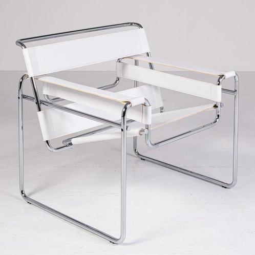 Knoll - Marcel Breuer - Fauteuil - Wassily Stoel - Leder,, Antiquités & Art, Art | Objets design