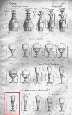 Baccarat - Drinkset (6) - Antiek set van zes glazen van