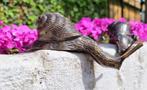 Beeldje - Snail family (4) - Brons, Antiek en Kunst