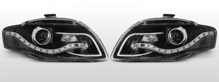Koplampen Devil Eyes | Audi A4 B7 2004-2008 | zwart, Auto-onderdelen, Verlichting, Nieuw, Audi, Verzenden