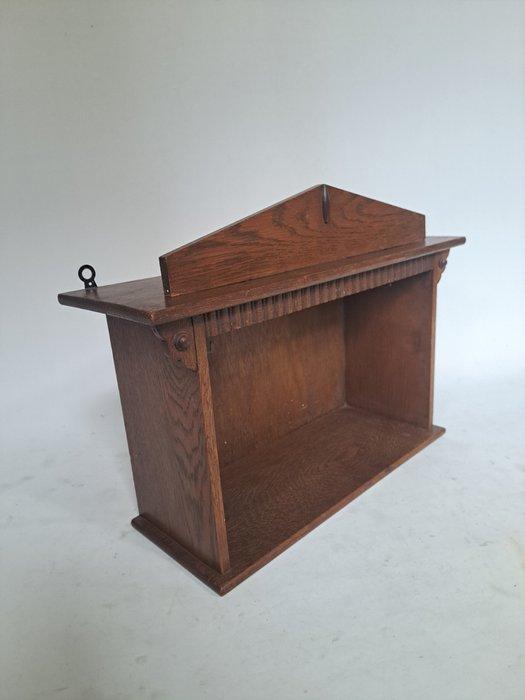 Kast - wandkastje - Eik - Amsterdamse school, Antiek en Kunst, Curiosa en Brocante