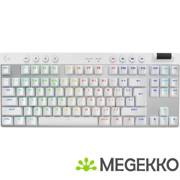 Logitech G Pro X TKL toetsenbord Draadloos Wit - GL Tactile, Computers en Software, Toetsenborden, Nieuw, Verzenden