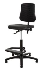 Werkstoel - barstoel - comfort - nieuw - met chroom frame, Vergader- of Presentatieruimte, Ophalen of Verzenden, Nieuw zonder verpakking