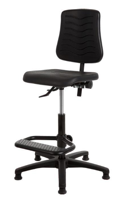 Werkstoel - barstoel - comfort - nieuw - met chroom frame, Zakelijke goederen, Kantoor en Winkelinrichting | Kantoormeubilair en Inrichting