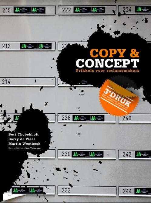 Copy & concept 9789063692544 Bert Thobokholt, Boeken, Kunst en Cultuur | Beeldend, Zo goed als nieuw, Verzenden
