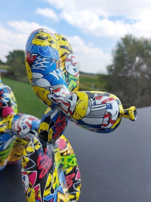 Beeld, street Art balloon dog - 24 cm - polyresin, Antiek en Kunst, Curiosa en Brocante