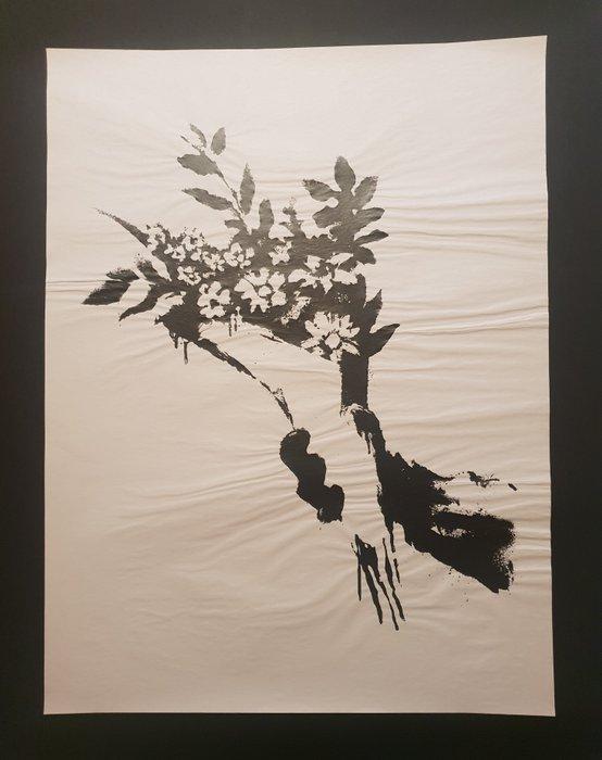 Banksy (1974) - GDP Flower Thrower, Antiek en Kunst, Kunst | Designobjecten
