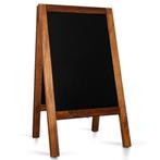 Krijtstoepbord | PRO | Hout | Bruin | Extra Zwaar +, Verzenden