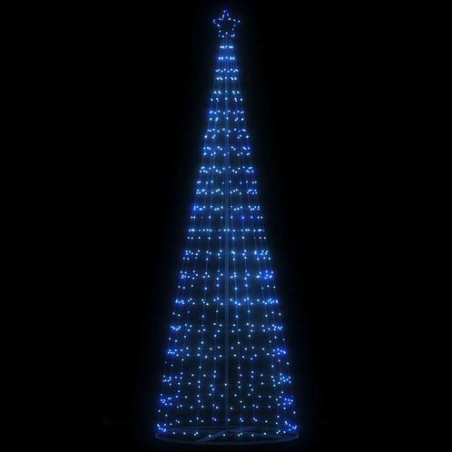 vidaXL LED-kerstboom 550 LEDs 304 cm blauw, Diversen, Kerst, Nieuw, Verzenden